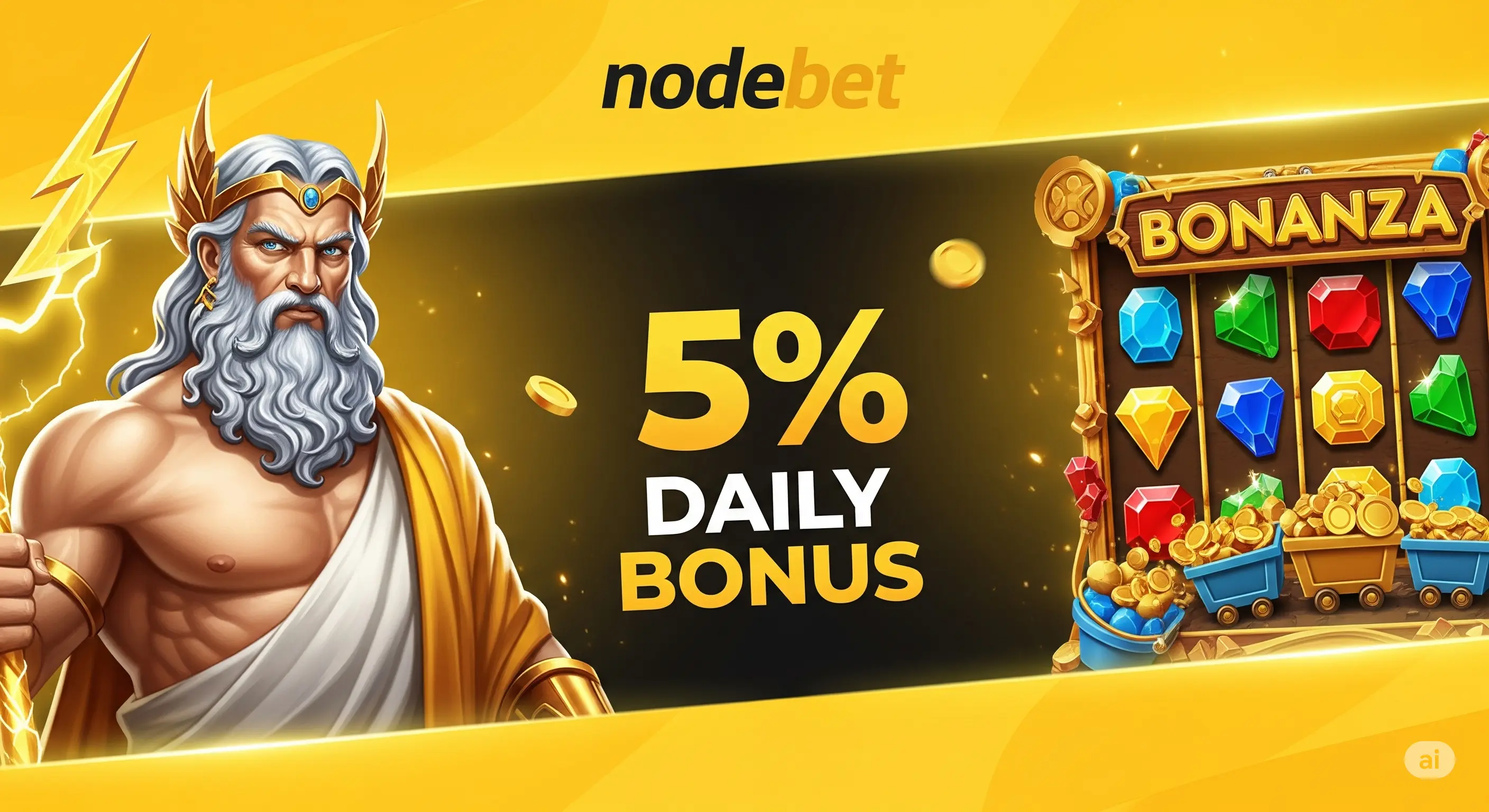 BONUS HARIAN 5% TO 2